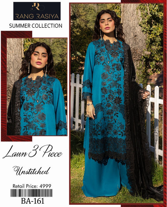 RANG RASIA 3 PC EMBROIDERY SUIT