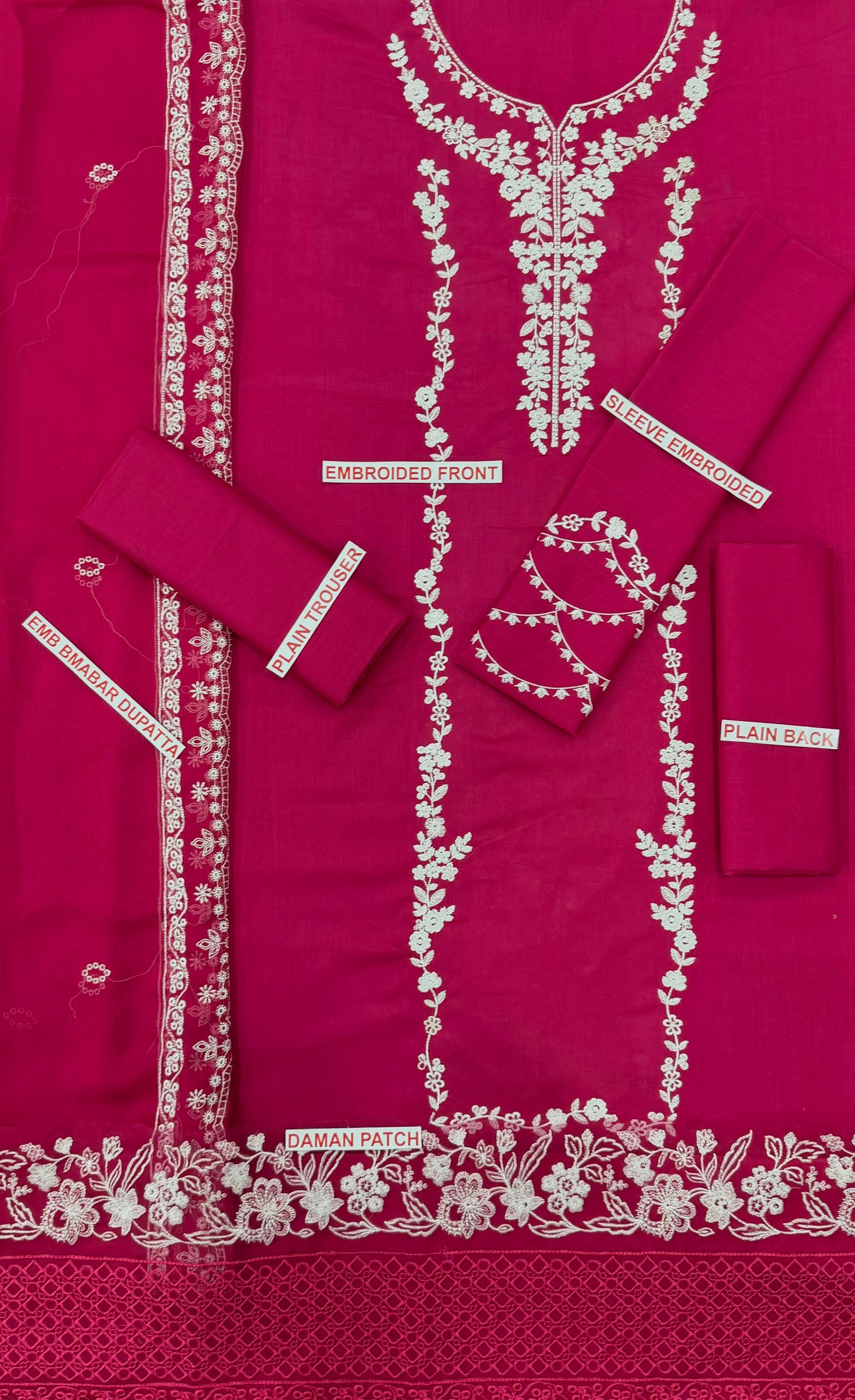Zarah shahjahan Lawn 3 pc embroidery suit