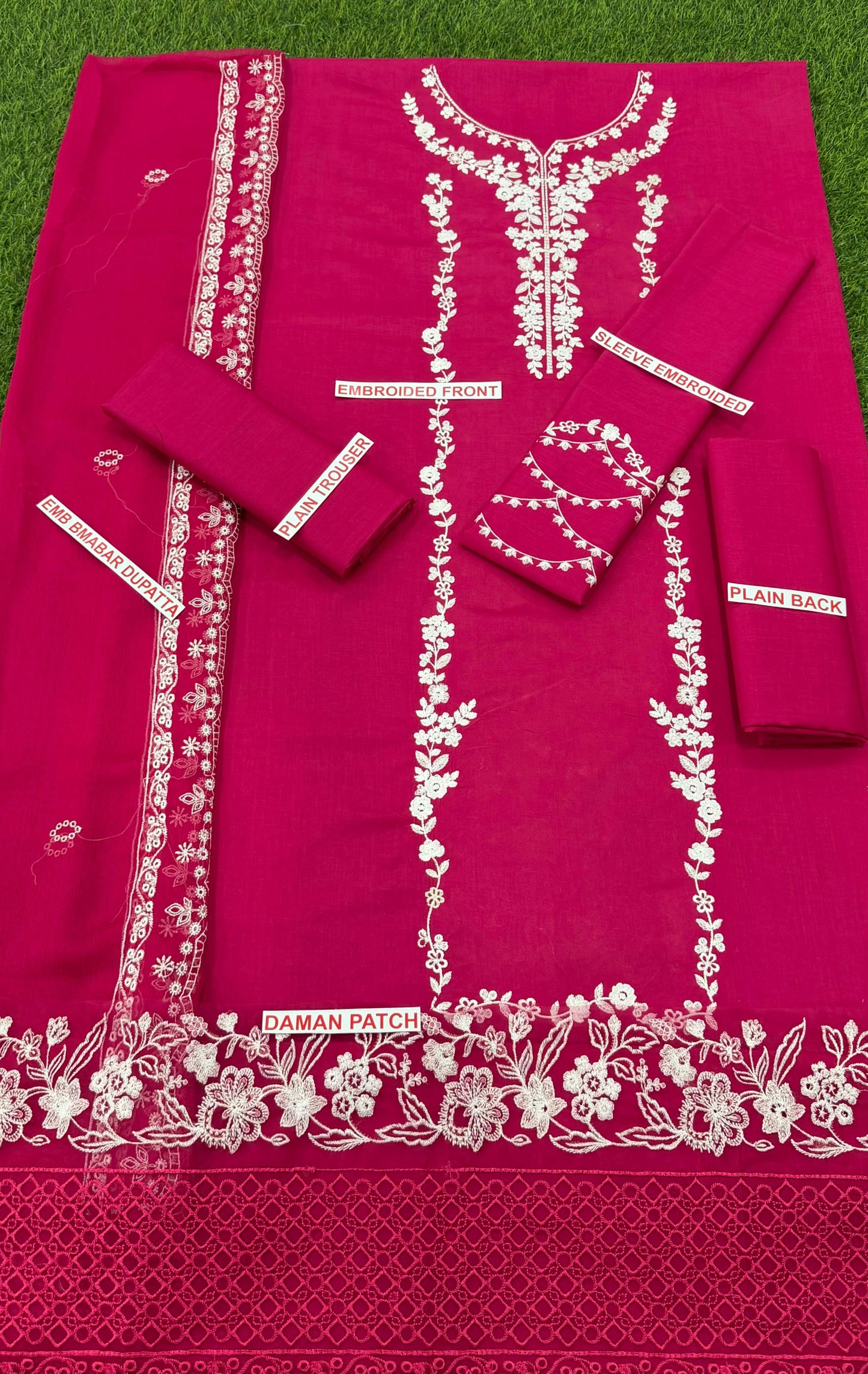 Zarah shahjahan Lawn 3 pc embroidery suit