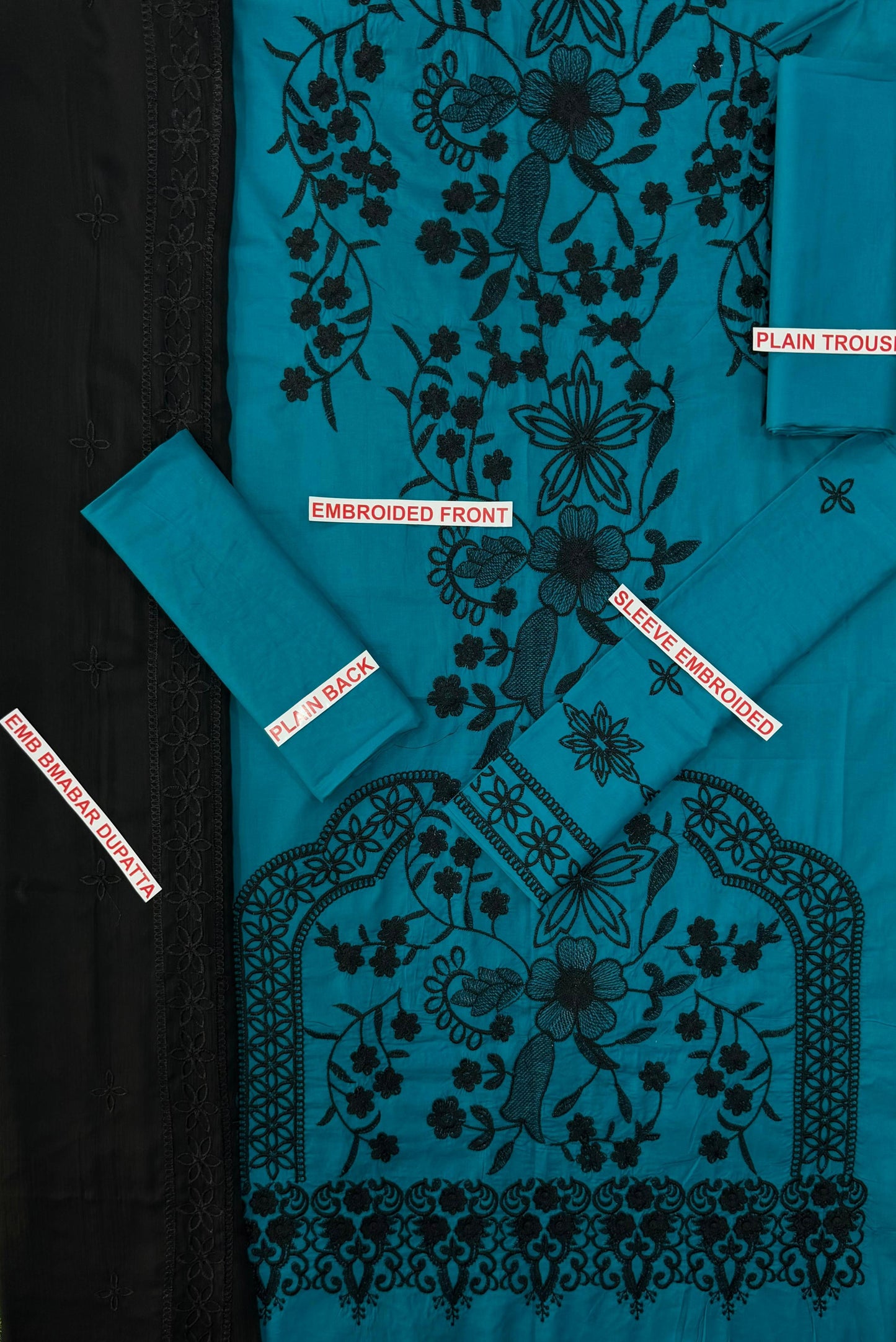 RANG RASIA 3 PC EMBROIDERY SUIT