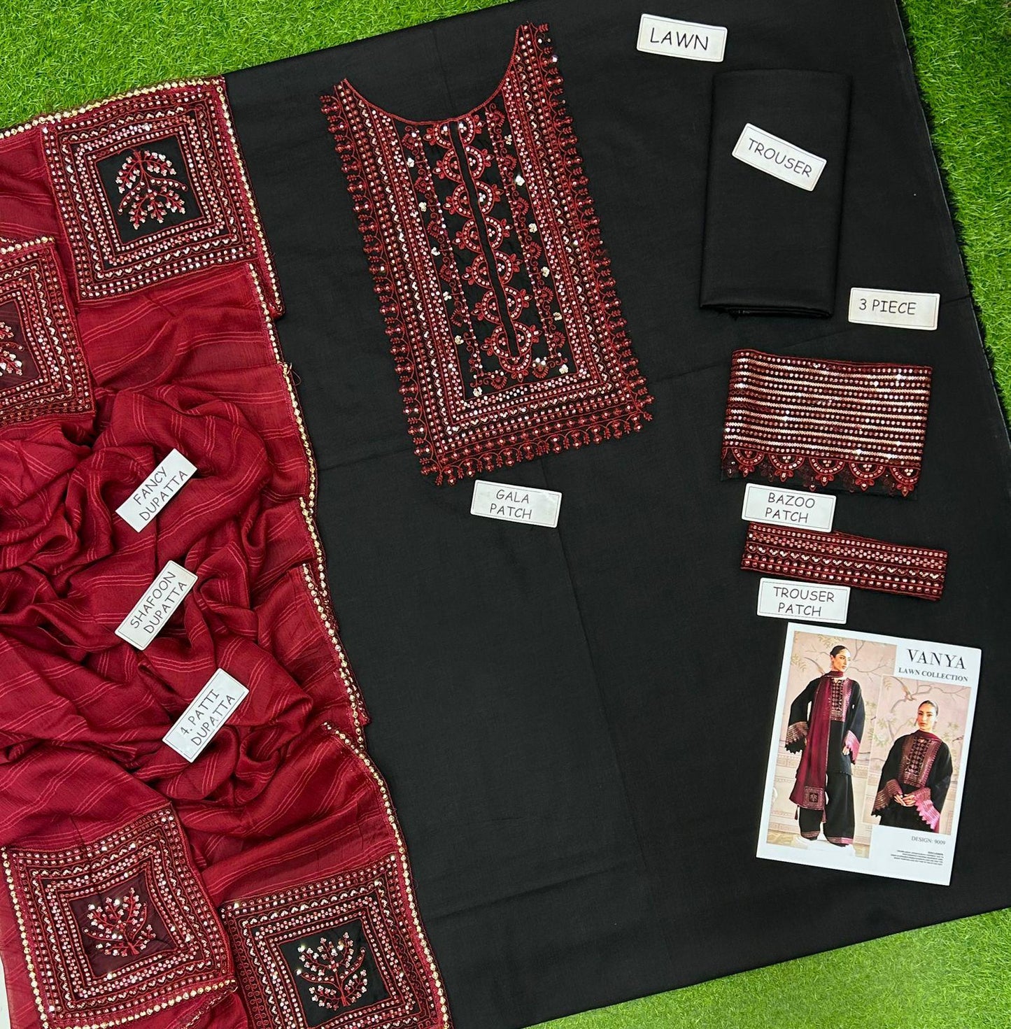 Vanya 3pc Lawn Embroidery Suit